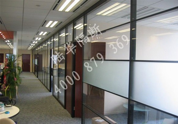 90型单玻磨砂隔断